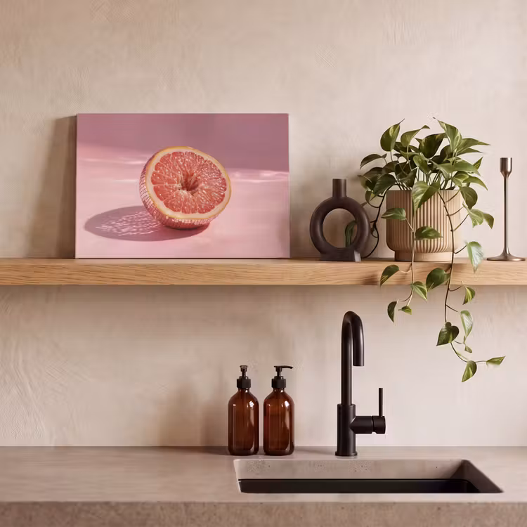 Grapefruit - Roze - Disco - Shiny canvas 2cm klein -sfeer3