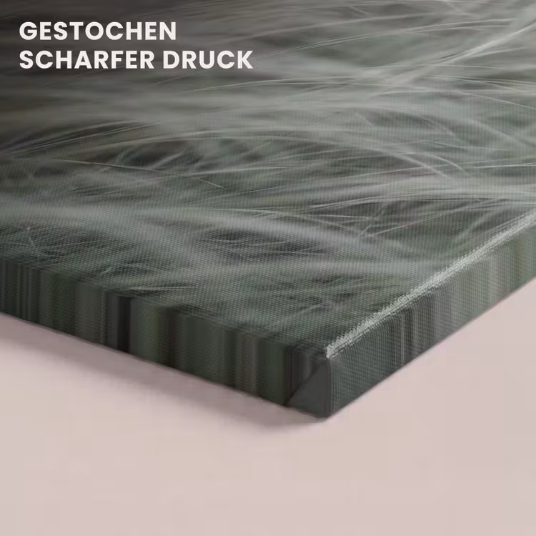 Gras - Wazig - Natuur - Groen - Zacht canvas 2cm klein -closeup_print_DE