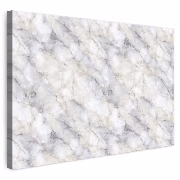 Grijs - Marmer - Gedetailleerd canvas 2cm klein 34 -3d