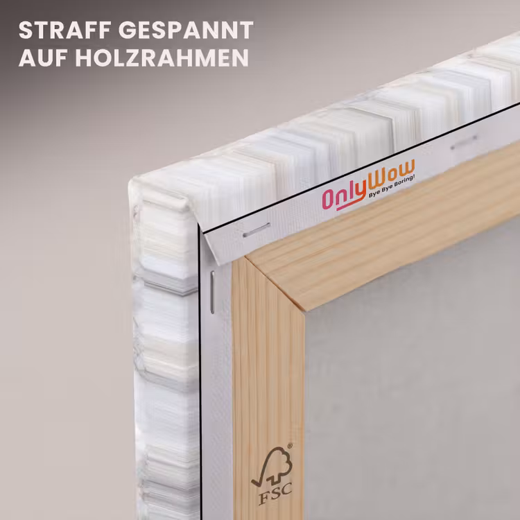 Grijs - Marmer - Gedetailleerd canvas 2cm klein 34 -uniquesellingpoint_afwerking-onlywow_DE