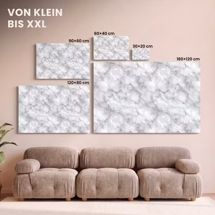 Grijs - Marmer - Klassiek - Aders canvas 2cm klein 34 -Xsfeer8_DE