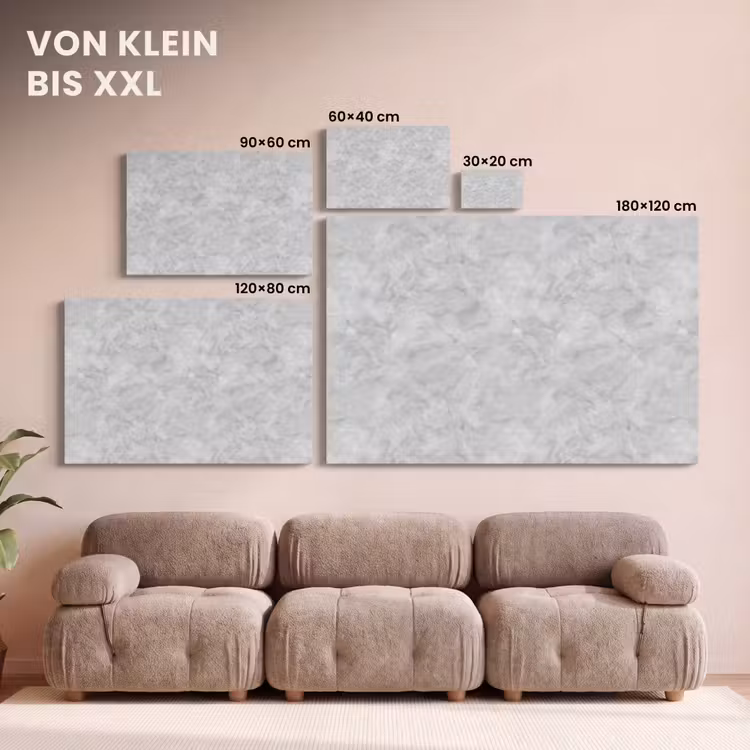 Grijs - Marmer - Mat canvas 2cm klein 34 -Xsfeer8_DE