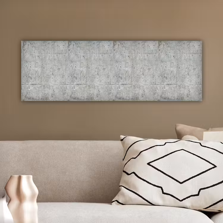 Grijs - Muur - Poriën canvas 2cm klein 828 -sfeer3