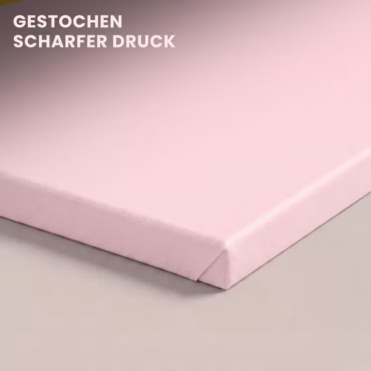 Grl pwr - Bliksem - Roze canvas 2cm klein -closeup_print_DE