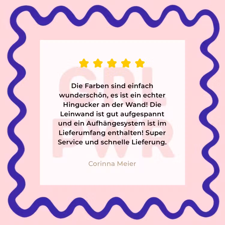 Grl pwr - Roze - Kader canvas 2cm klein -Xsfeer7_DE