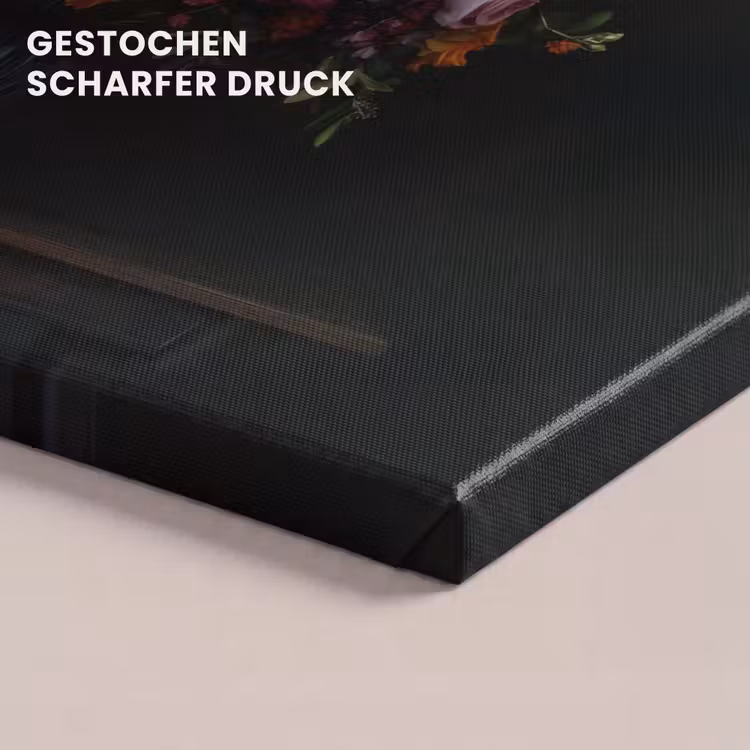 Groot - Bloemen - Vaas - Boeket canvas 2cm klein -uniquesellingpoint_afwerking-onlywow_DE