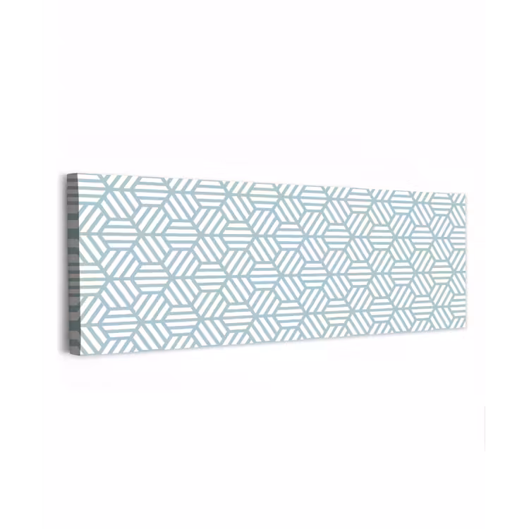 Groen - Geometrie - Patronen - Abstract canvas 2cm klein 828 -z3d