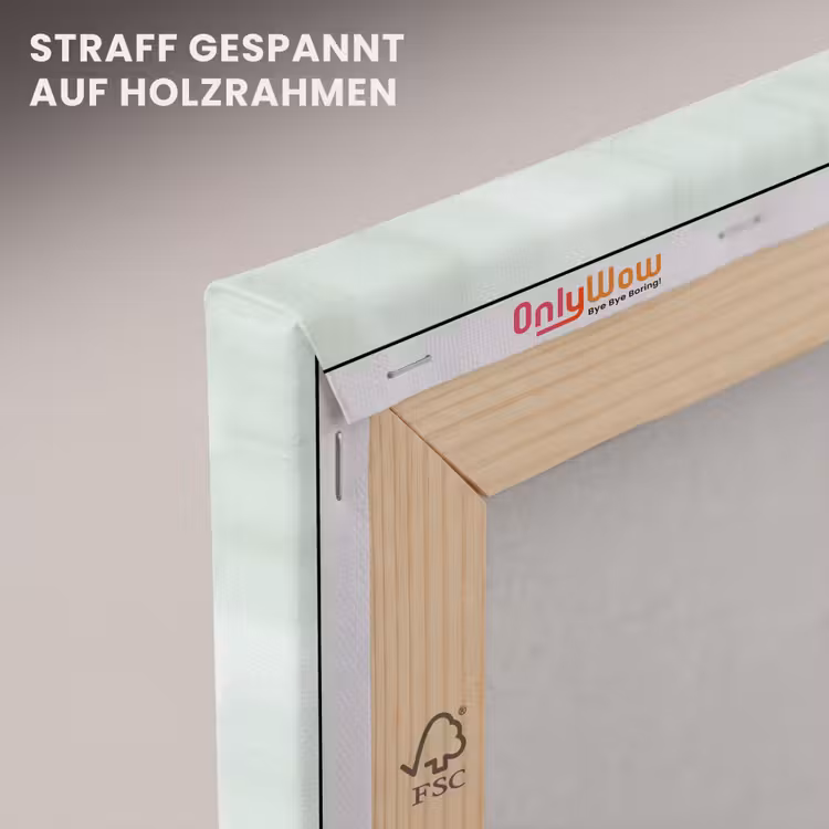 Groen - Marmer - Vloeiende aders canvas 2cm klein 34 -uniquesellingpoint_afwerking-onlywow_DE