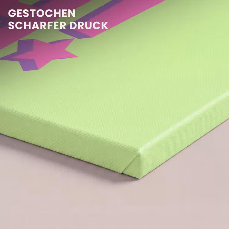 Groen - Neon - Quote canvas 2cm klein -uniquesellingpoint_afwerking-onlywow_DE