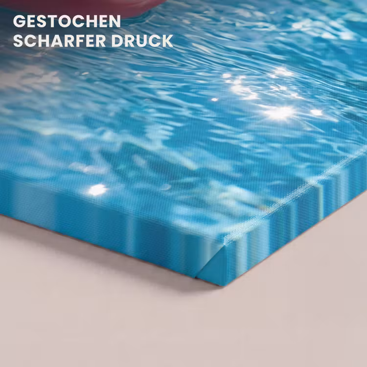 Badeend - Dobberend - Roze canvas 2cm klein -uniquesellingpoint_afwerking-onlywow_DE