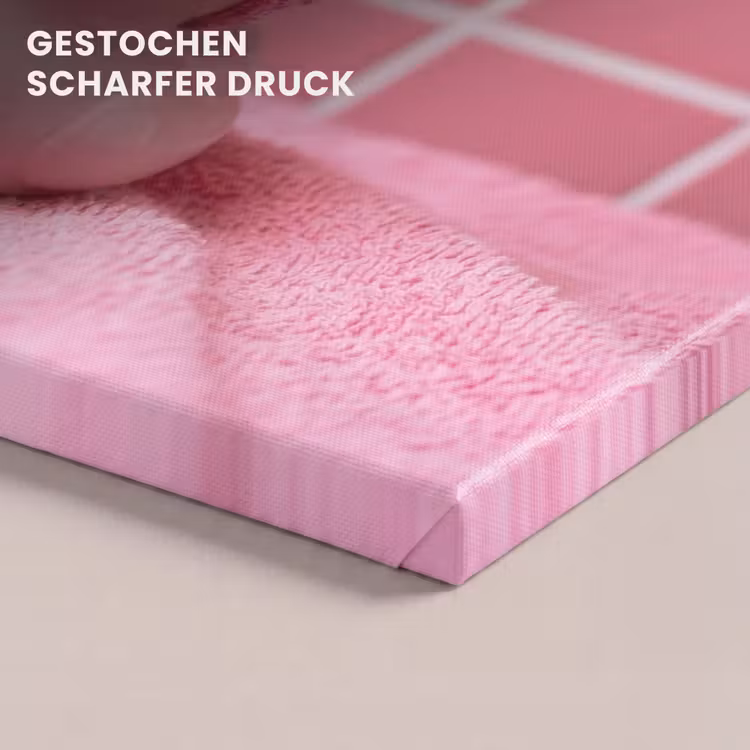 Badeend -Strik - Roze canvas 2cm klein -uniquesellingpoint_afwerking-onlywow_DE