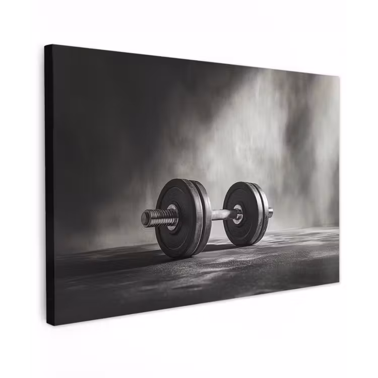 Halter - Gewichten - Zwart canvas 2cm klein -z3d