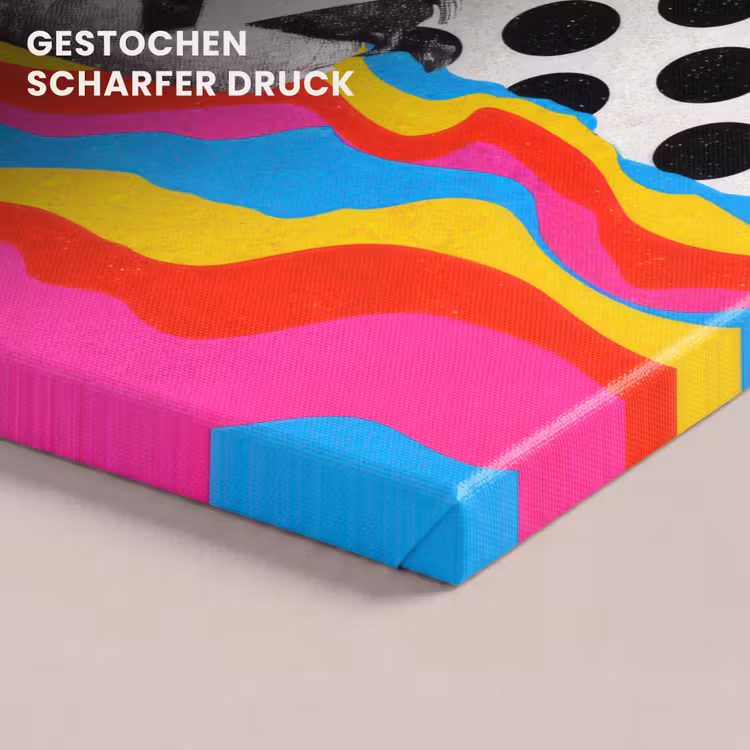 Hamburger - Stippen - Golven - Kleuren canvas 2cm klein -uniquesellingpoint_afwerking-onlywow_DE