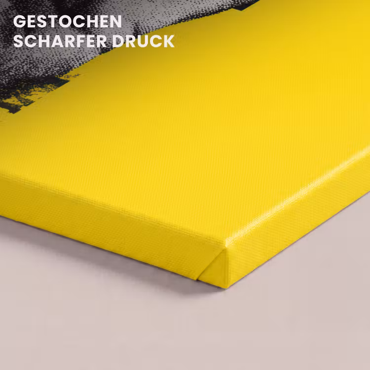 Hand - Rode cirkel - Geel canvas 2cm klein -closeup_print_DE