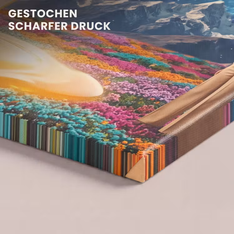 Leinwandbild - Hände – Ei – Surrealismus - Handen - Ei - Surrealisme canvas 2cm klein