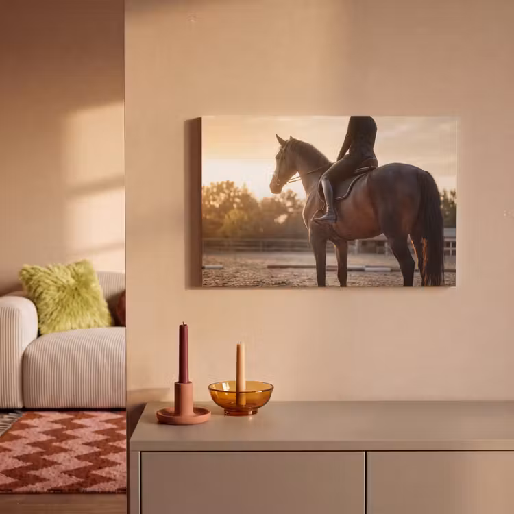 Harmonie - Ruiter - Zon canvas 2cm klein -sfeer1