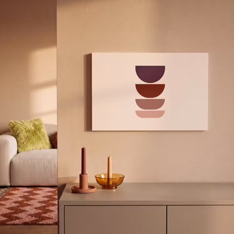 Harmonieus - Symmetrisch - Rood canvas 2cm klein -sfeer1