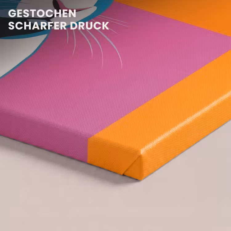 Haas - Kleurvakken - Oren - Roze canvas 2cm klein -uniquesellingpoint_afwerking-onlywow_DE