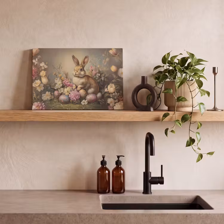 Haas - Stilleven - Bloemen canvas 2cm klein -sfeer6