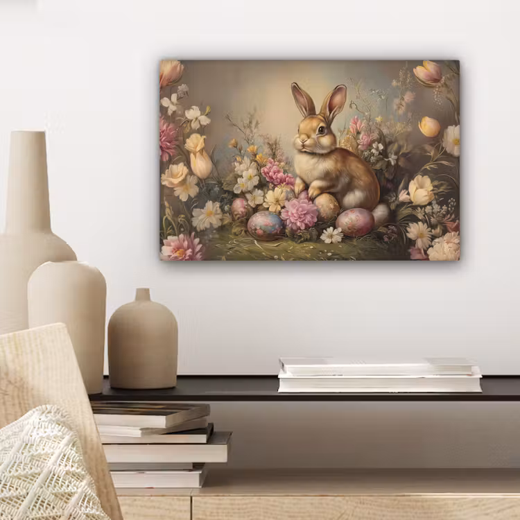 Haas - Stilleven - Bloemen canvas 2cm klein -closeup_print_DE