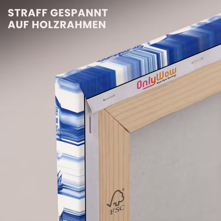 Huizen - Schepen - Blauw canvas 2cm klein 34 -uniquesellingpoint_afwerking-onlywow_DE
