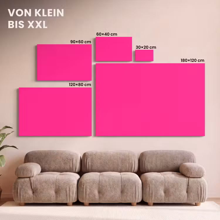 Hot - Fuchsia - Roze canvas 2cm klein 34 -Xsfeer8_DE