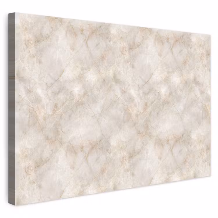 Lichtbeige - Goudbruine Nerven - Marmer canvas 2cm klein 34 -3d