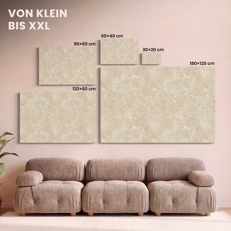 Lichtbeige - Marmer - Diffusie adering canvas 2cm klein 34 -Xsfeer8_DE