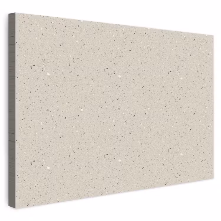 Lichtbeige - Terrazzo - Grijs canvas 2cm klein 34 -3d