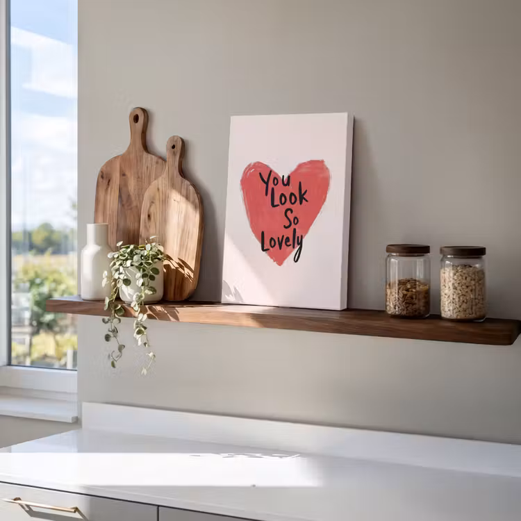 Hart - Rood - Valentijn canvas 2cm klein -atmosphere_sfeer3_global
