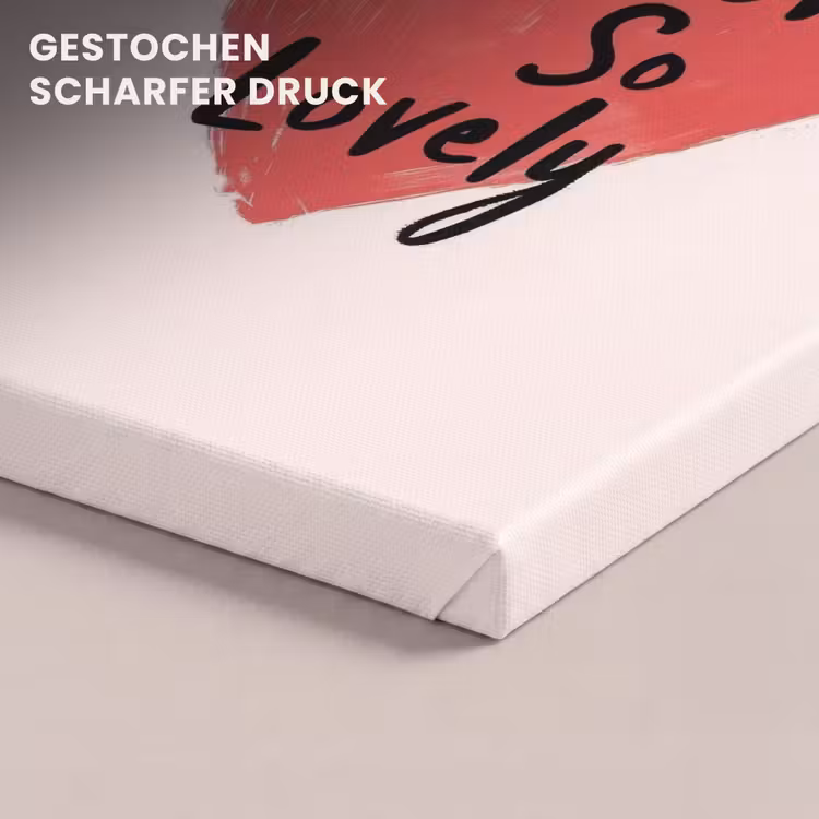 Hart - Rood - Valentijn canvas 2cm klein -uniquesellingpoint_afwerking-onlywow_DE