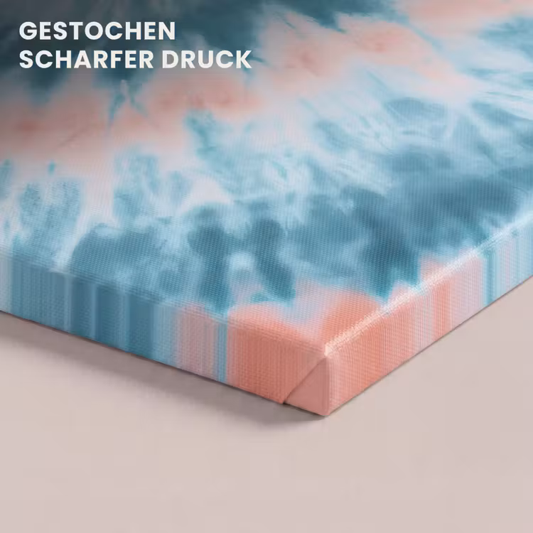 Hartvormig - Tie dye - Pasteltinten - Lichtgroen canvas 2cm klein -uniquesellingpoint_afwerking-onlywow_DE