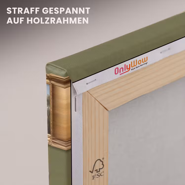 Hert - Bos - Natuur - Klassiek - Dieren canvas 2cm klein -uniquesellingpoint_afwerking-onlywow_DE