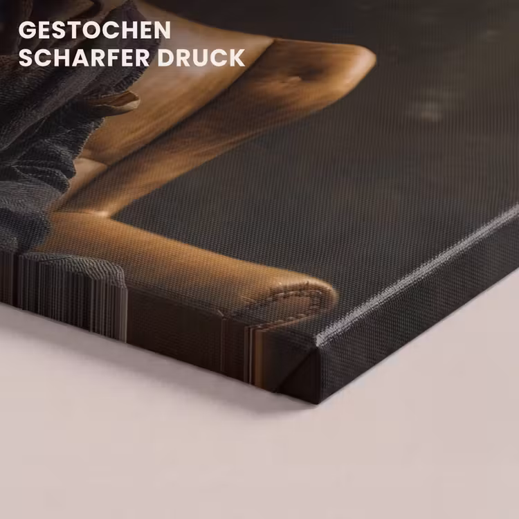 Hert - Zonnebril - Zwart - Pak canvas 2cm klein -uniquesellingpoint_afwerking-onlywow_DE