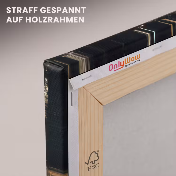 Hert - Bosbeek - Mystiek canvas 2cm klein -uniquesellingpoint_afwerking-onlywow_DE