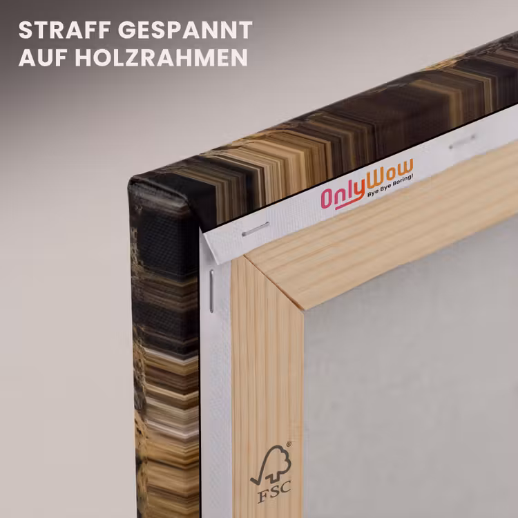 Grot - Strand - Zee - Blauw canvas 2cm klein -uniquesellingpoint_afwerking-onlywow_DE