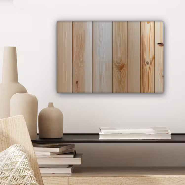 Hout - Planken - Licht canvas 2cm klein -sfeer6