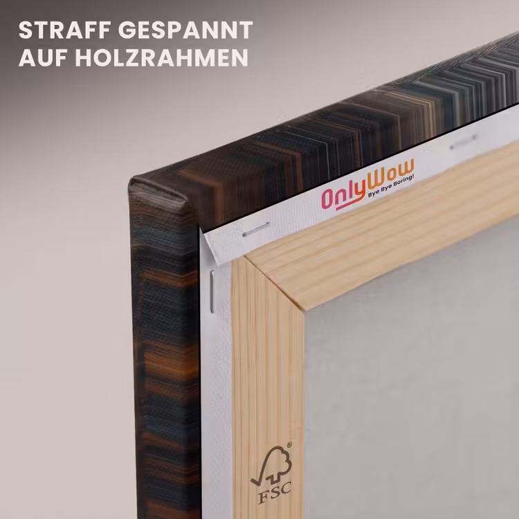 Houten - Hart - Kleurrijke - Specerijen canvas 2cm klein -uniquesellingpoint_afwerking-onlywow_DE