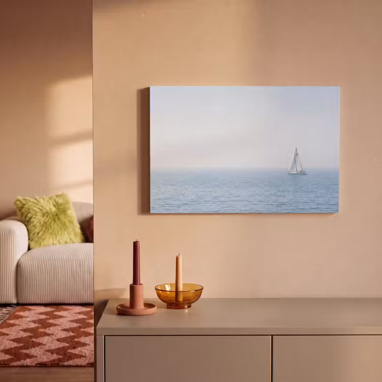 Horizon - Zeilboot - Zee canvas 2cm klein -sfeer1