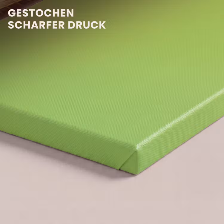 Hoorntje - Schepijs - Groen canvas 2cm klein -closeup_print_DE