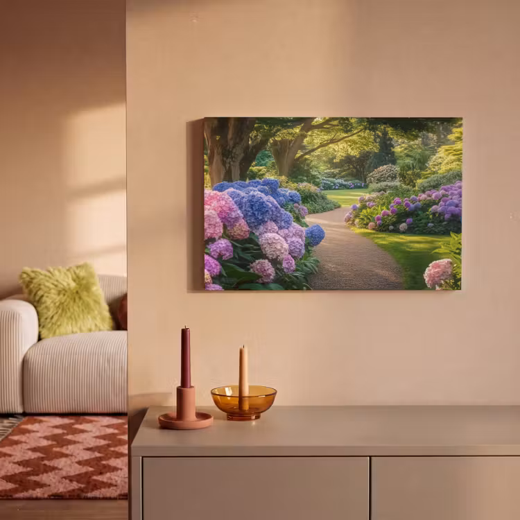 Hortensia- Park - Pad canvas 2cm klein -sfeer1
