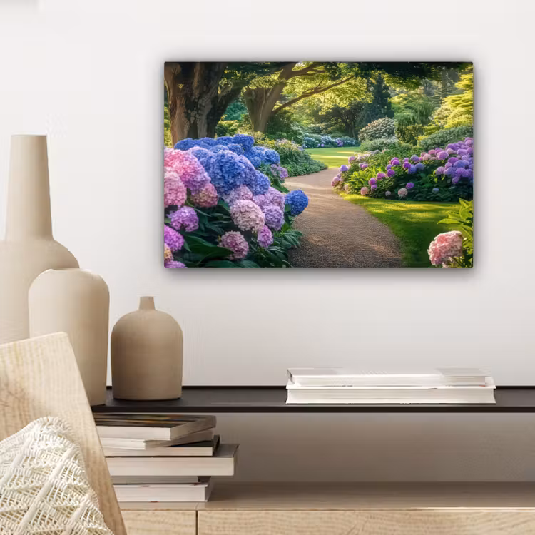 Hortensia- Park - Pad canvas 2cm klein -closeup_print_DE