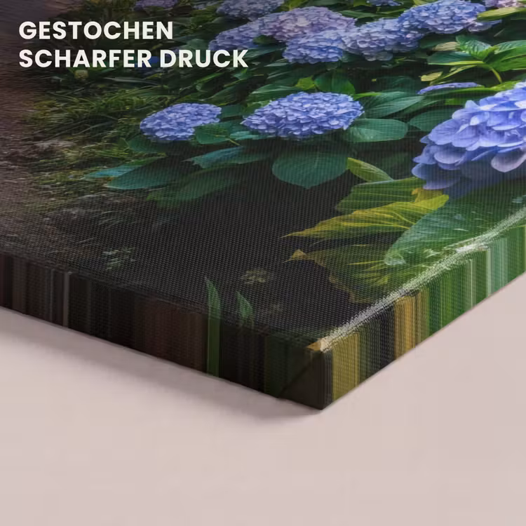 Hortsensia - Pad - Bloemen canvas 2cm klein -uniquesellingpoint_afwerking-onlywow_DE