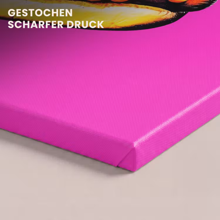 Hotdog - Roze - Retro canvas 2cm klein -uniquesellingpoint_afwerking-onlywow_DE