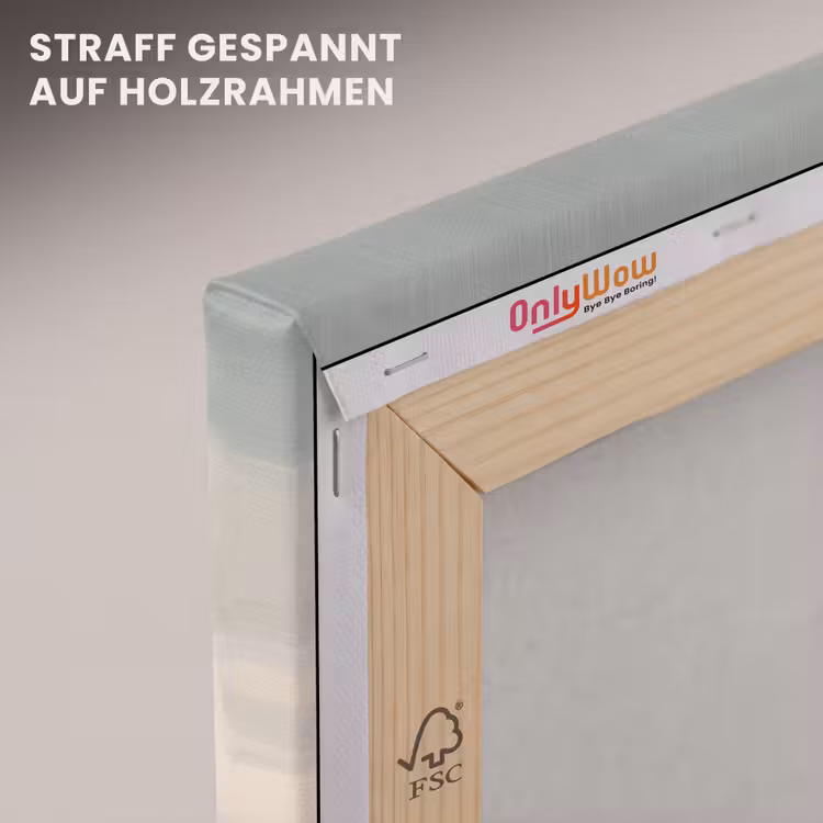 Heuvels - Abstract - Christendom - Kruis canvas 2cm klein -uniquesellingpoint_afwerking-onlywow_DE