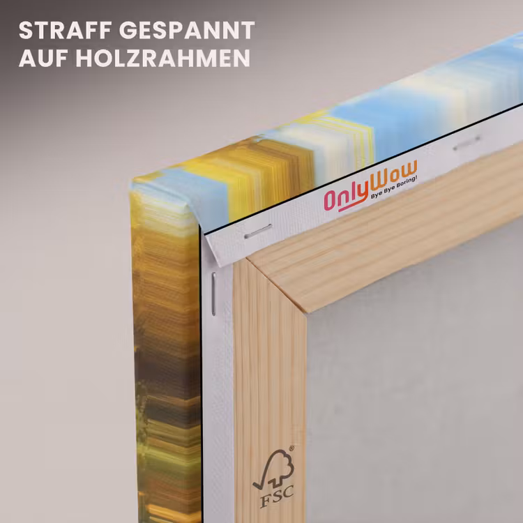 Kippen - Landelijke rust - Natuur canvas 2cm klein -uniquesellingpoint_afwerking-onlywow_DE