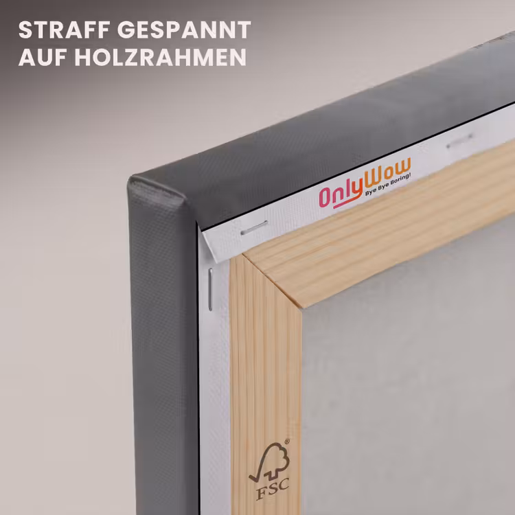 Hond - Krullen - Zonnebril - Wijn canvas 2cm klein -uniquesellingpoint_afwerking-onlywow_DE