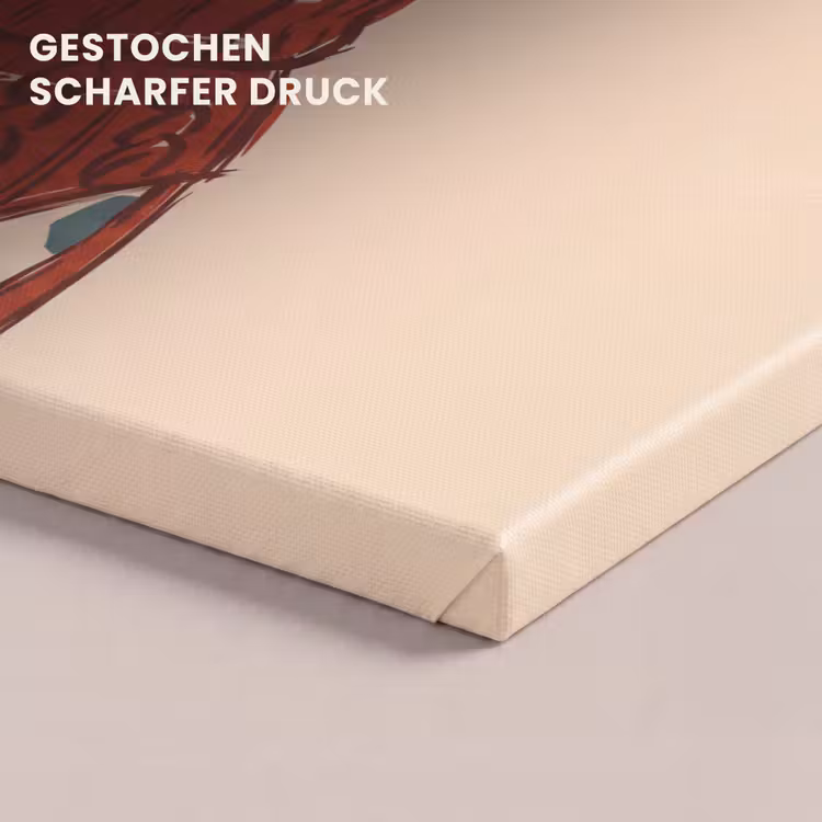 Hond - Trui - Winter - Dieren - Rood canvas 2cm klein -closeup_print_DE