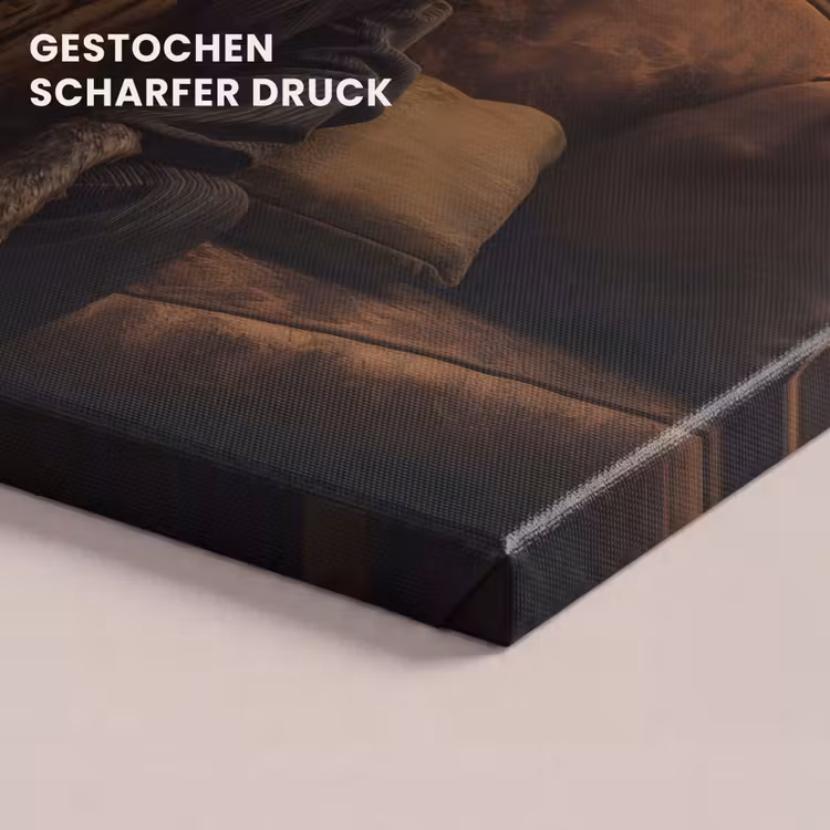 Hond - Sigaar - Hoed - Pak canvas 2cm klein -uniquesellingpoint_afwerking-onlywow_DE