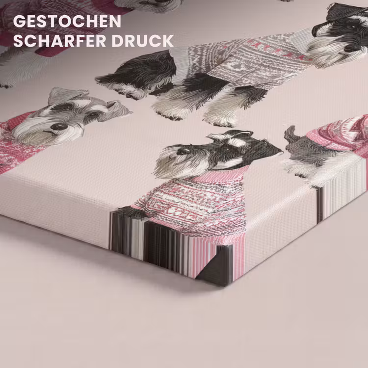 Honden - Truien - Rood canvas 2cm klein 34 -closeup_print_DE